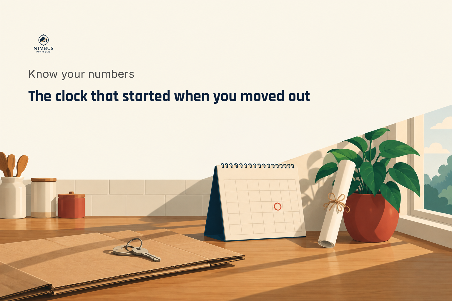 The clock that started when you moved out