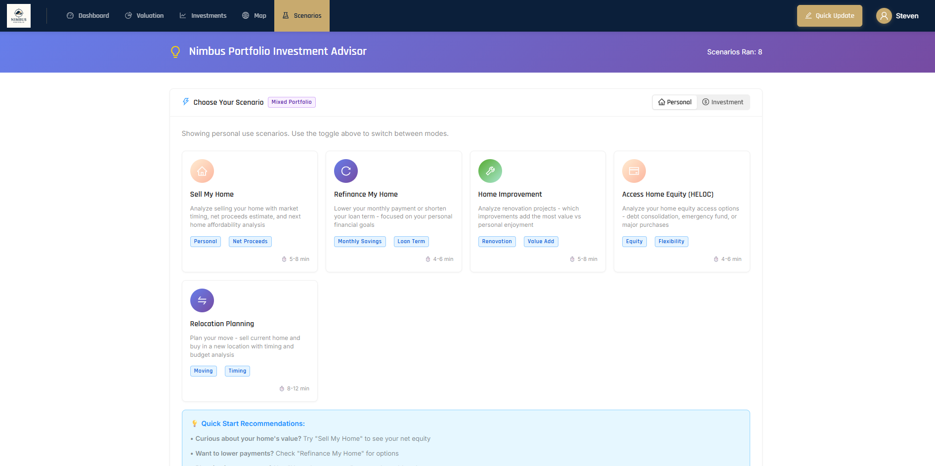 Decision modeling showing what happens before you commit